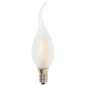 C35 Flame Top LED Candle Bulb, Frosted 4W LED Bulb